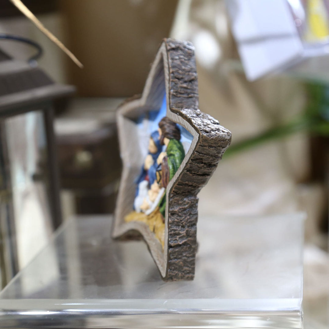 Christianartworkshop Crèche de bureau en forme d'étoile, de style classique - image 2