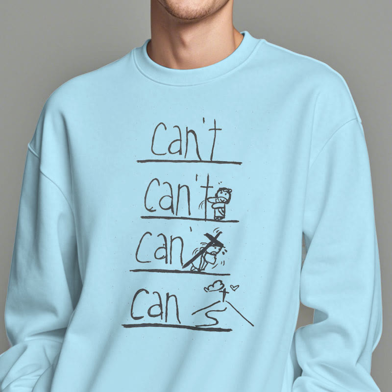 Sweat-shirt en polyester doublé polaire avec citation de Christianartworkshop : « Rédemption par le sacrifice de Jésus ». - image 3