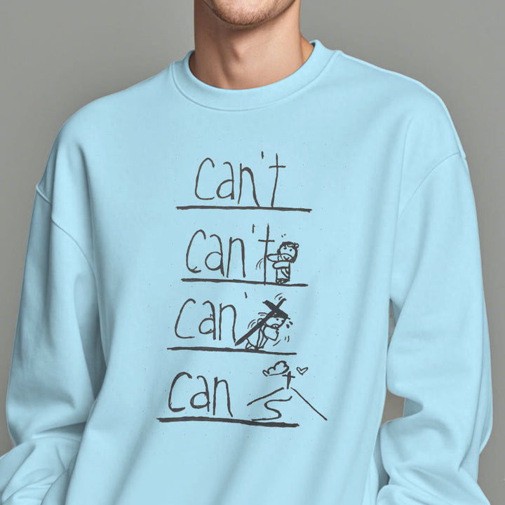 Sweat-shirt en polyester doublé polaire avec citation de Christianartworkshop : « Rédemption par le sacrifice de Jésus ». - image 3
