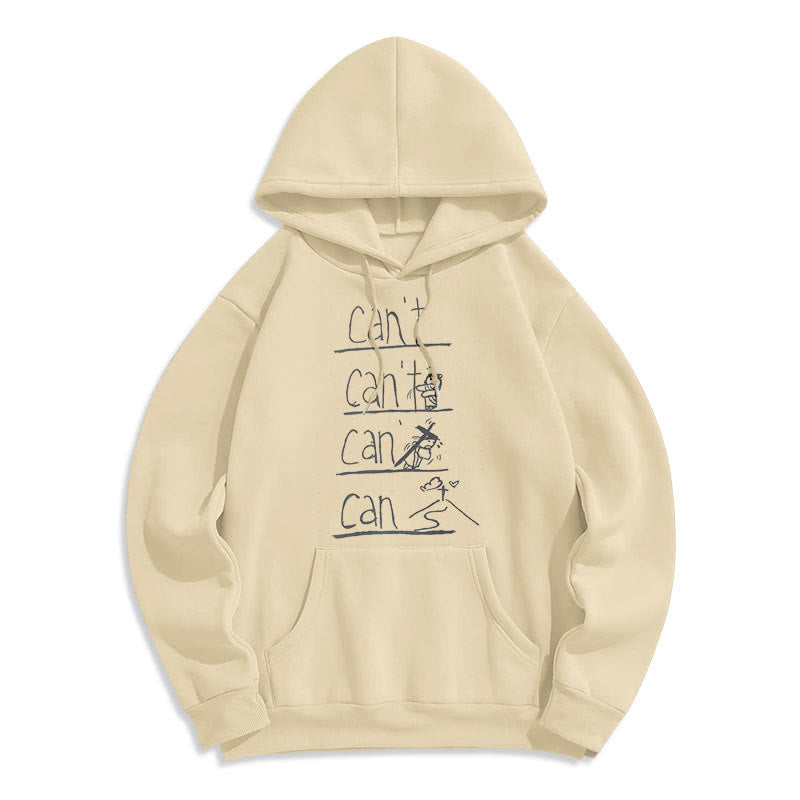 Sweat à capuche en polyester doublé polaire, style Christianartworkshop, citation sur la rédemption par le sacrifice de Jésus - Beige - 2XL - image 0