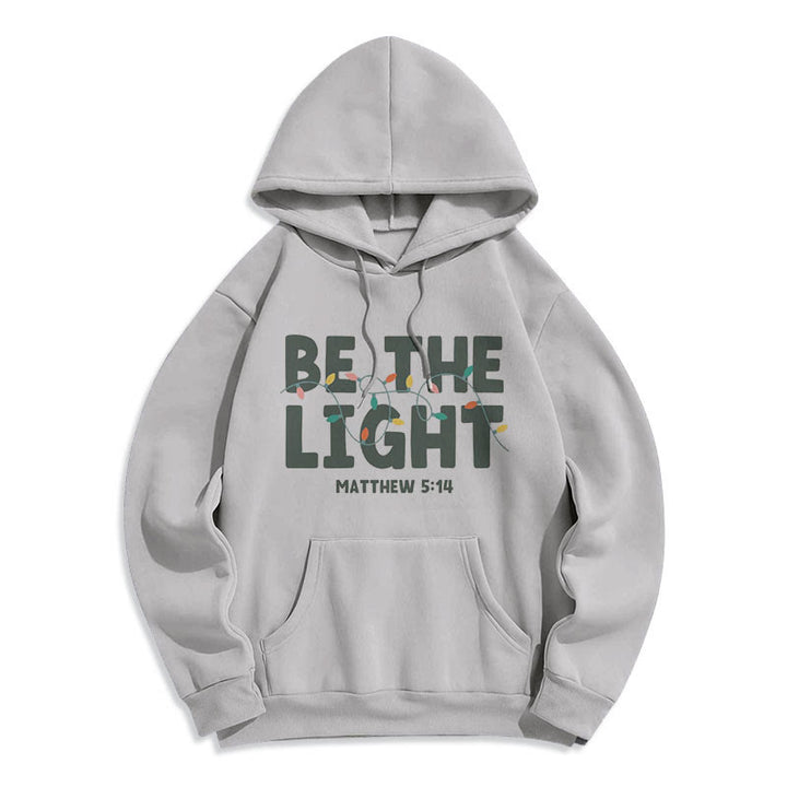 Christianartworkshop Citation Style Be The Light Sweat à capuche en polyester doublé polaire - image 17
