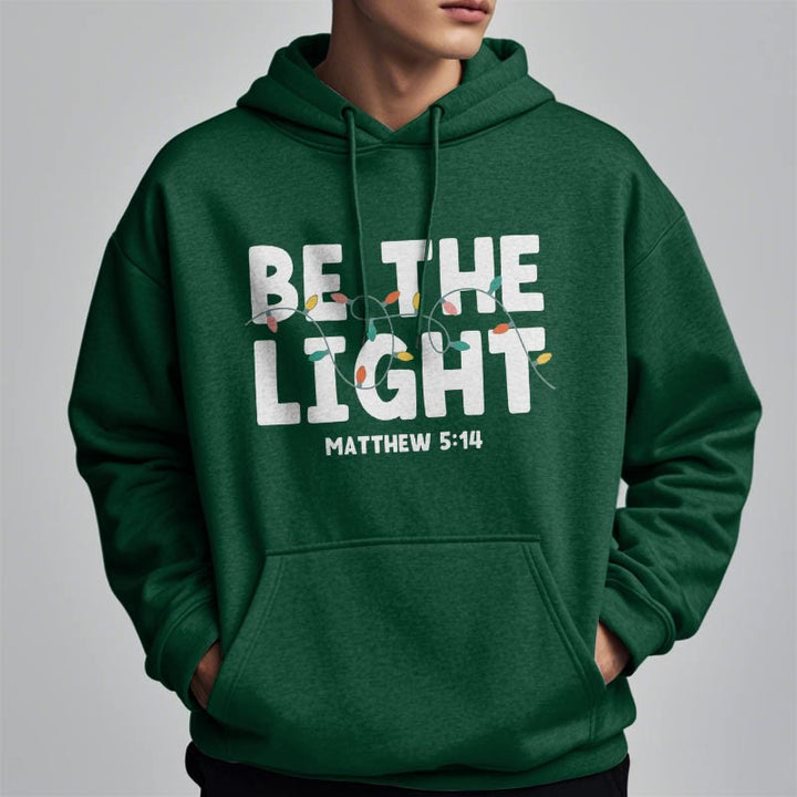 Christianartworkshop Citation Style Be The Light Sweat à capuche en polyester doublé polaire - image 14