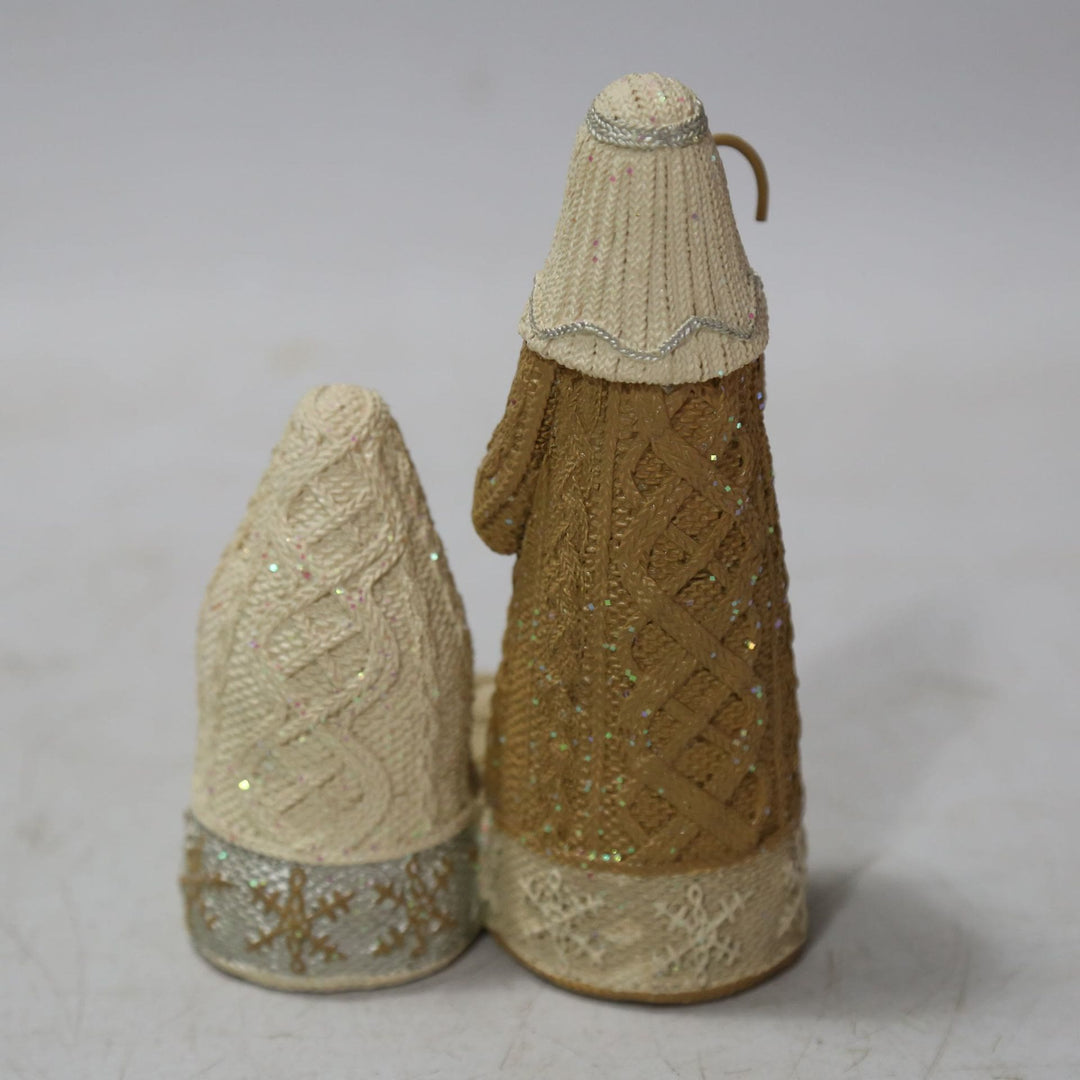 Christianartworkshop Figurine de la Sainte Famille en résine effet tricot, style classique, pour décoration de bureau. - image 4