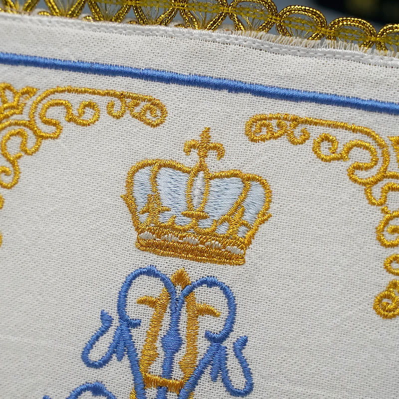 Christianartworkshop Ensemble de linge d'autel « Majesté florale divine » style classique - image 11