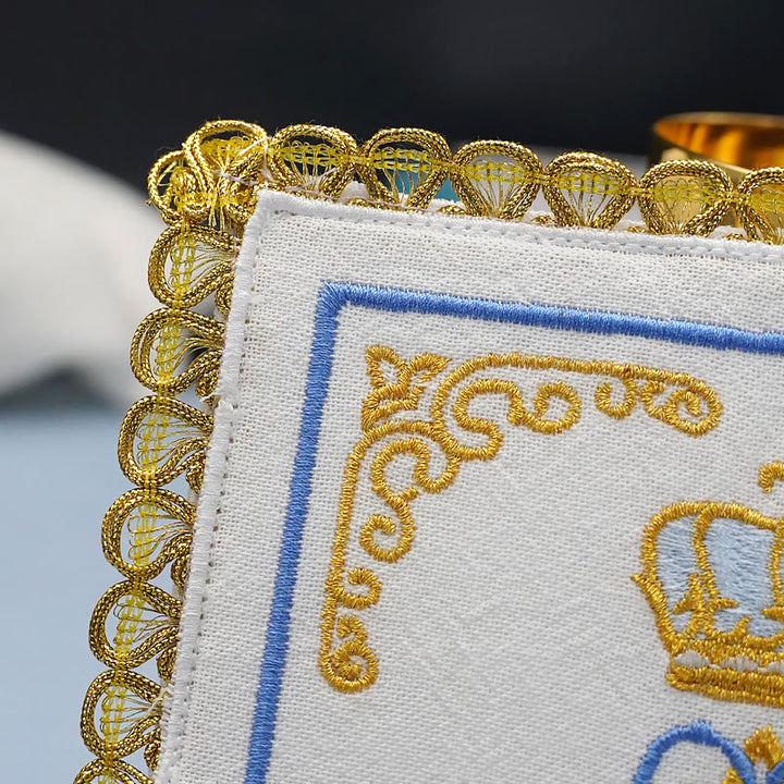 Christianartworkshop Ensemble de linge d'autel « Majesté florale divine » style classique - image 10