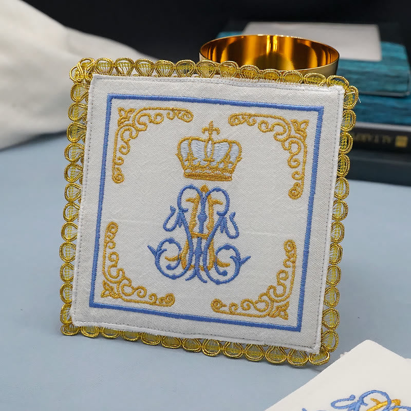 Christianartworkshop Ensemble de linge d'autel « Majesté florale divine » style classique - image 5