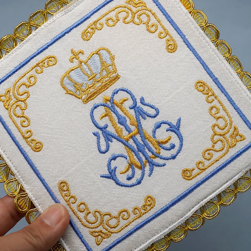 Christianartworkshop Ensemble de linge d'autel « Majesté florale divine » style classique - image 6