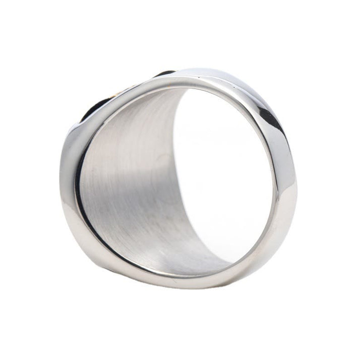 Bague Saint Patrick classique en acier inoxydable de Christianartworkshop - image 4