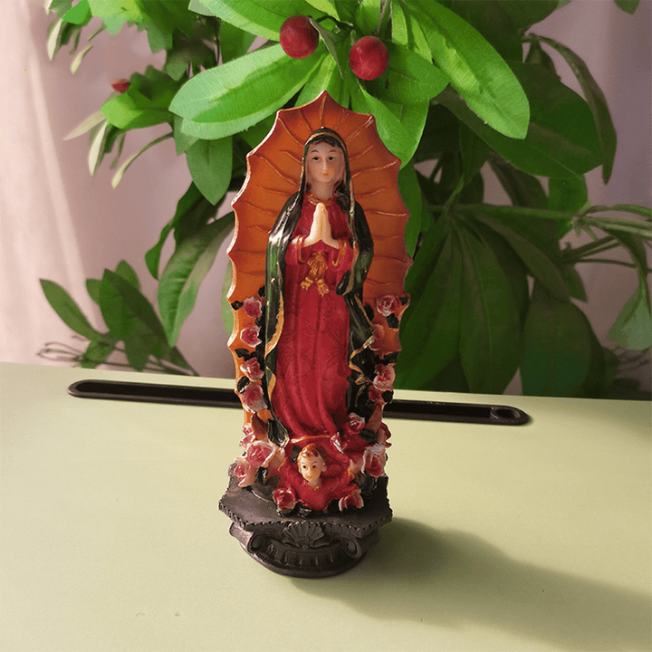 Christianartworkshop Ornement de bureau de style classique représentant Notre-Dame de Guadalupe - Vierge Marie - image 0