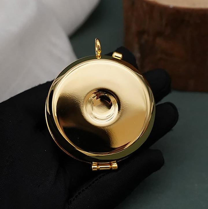 Christianartworkshop Pyx plaqué or à motif « Voyez cet homme » – Vase sacré pour la Sainte Eucharistie - image 3