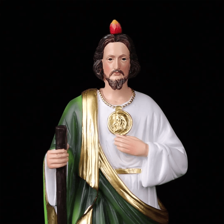 Christianartworkshop Statue de saint Jude en résine, saint patron de l'espoir et des miracles, décoration de bureau - image 2