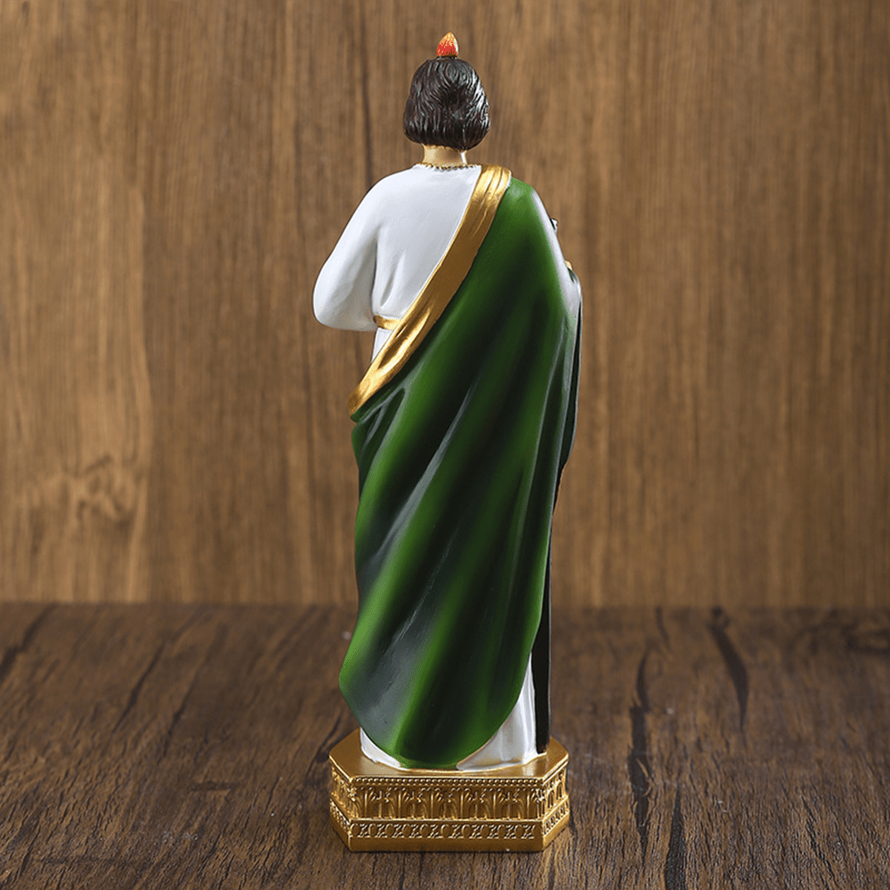 Christianartworkshop Statue de saint Jude en résine, saint patron de l'espoir et des miracles, décoration de bureau - image 3