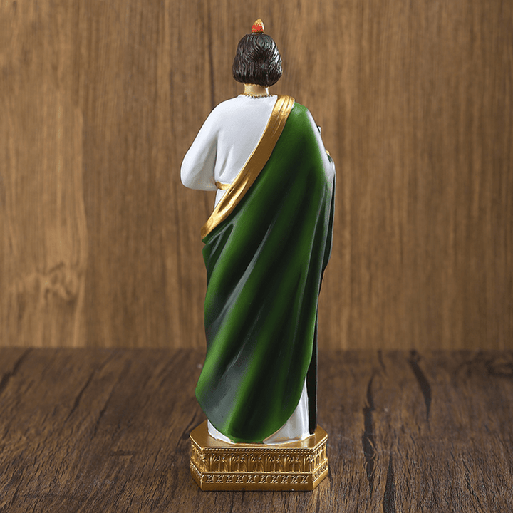 Christianartworkshop Statue de saint Jude en résine, saint patron de l'espoir et des miracles, décoration de bureau - image 3