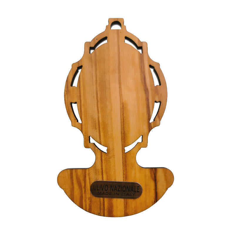 Christianartworkshop Béniten en bois d'olivier, médaille miraculeuse, Assomption de Notre-Dame - image 8