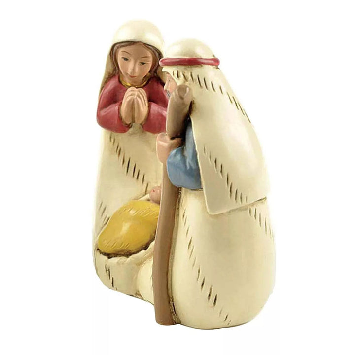 Christianartworkshop Ensemble de figurines de la Nativité de la Sainte Famille, décorations de bureau - image 4