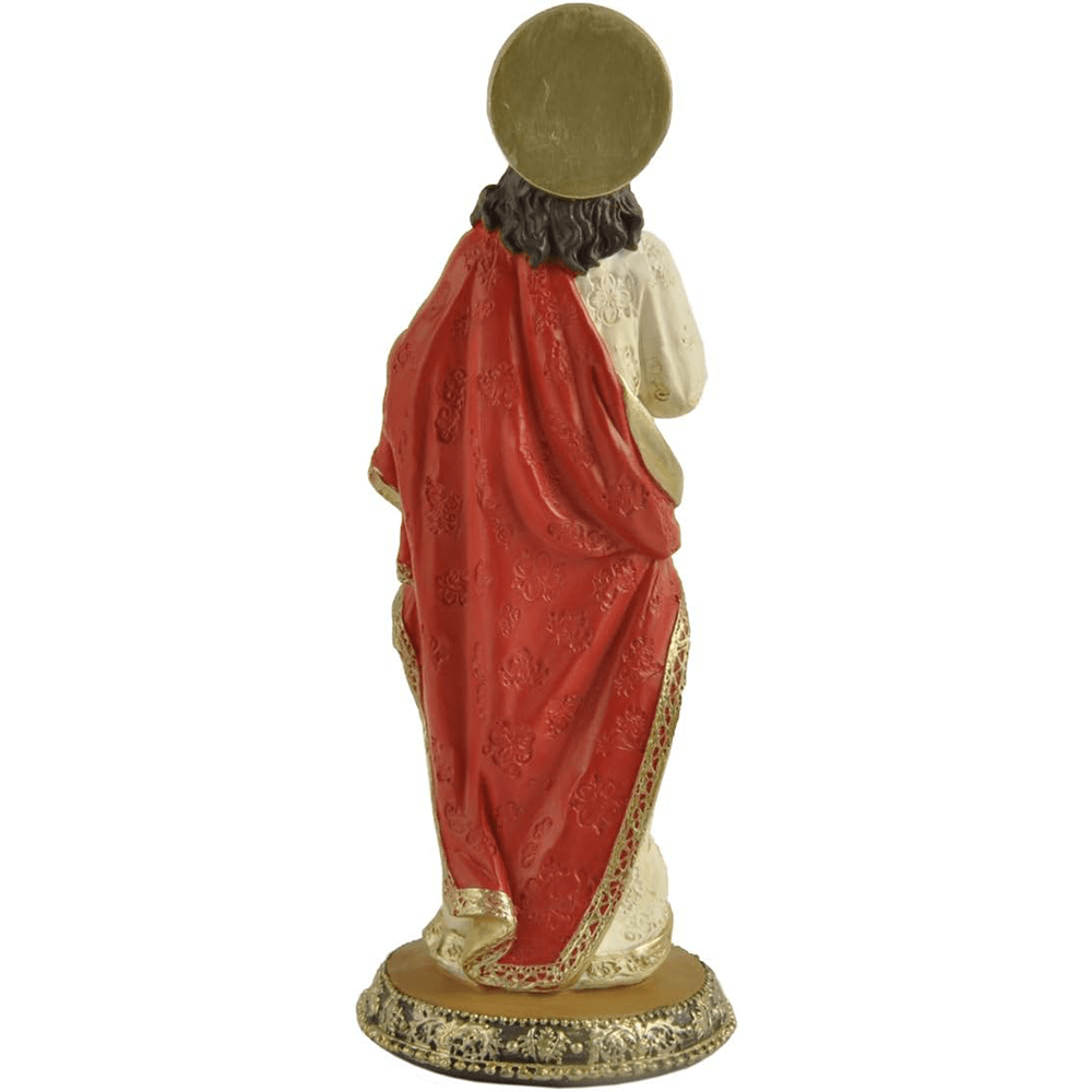 Christianartworkshop Statue du Sacré-Cœur de Jésus en résine, souvenir d'église, ornement de bureau - image 3