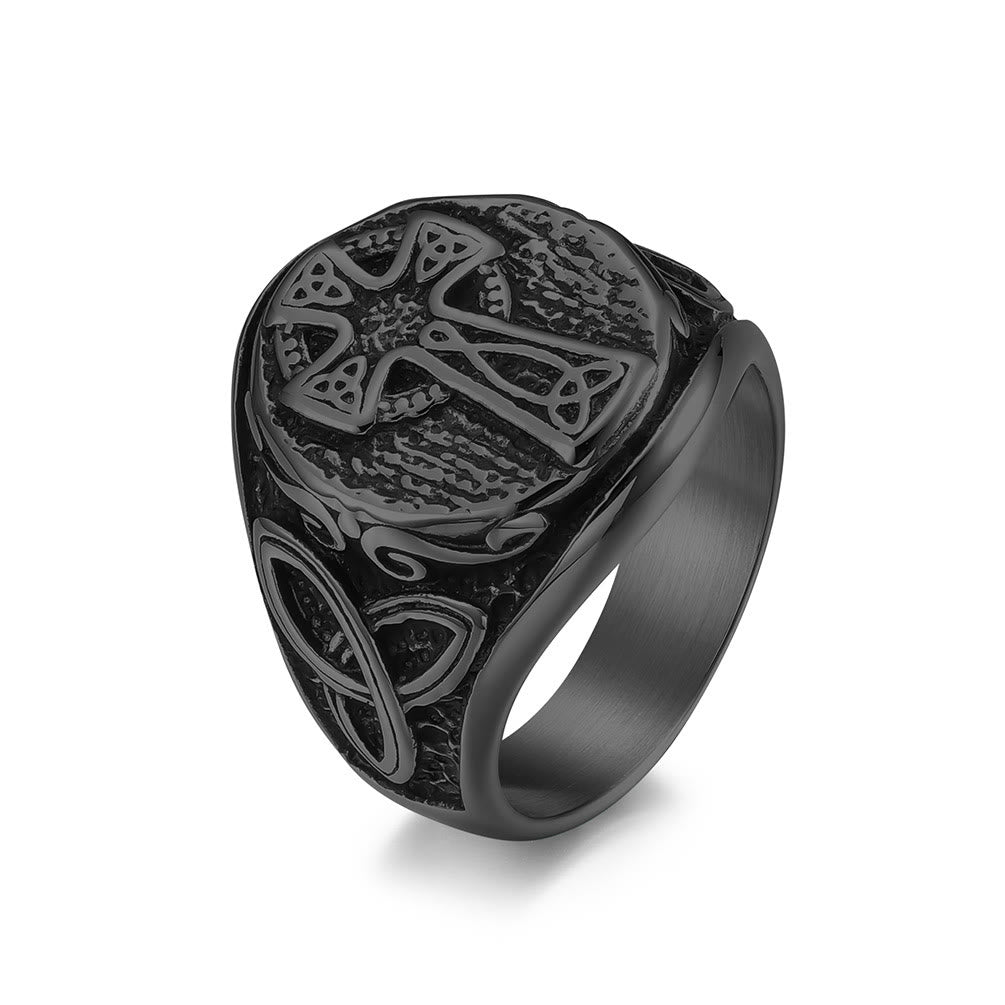Christianartworkshop Bague Croix Celtique Foi Éternelle - Un Symbole de Dévotion Intemporelle - image 5