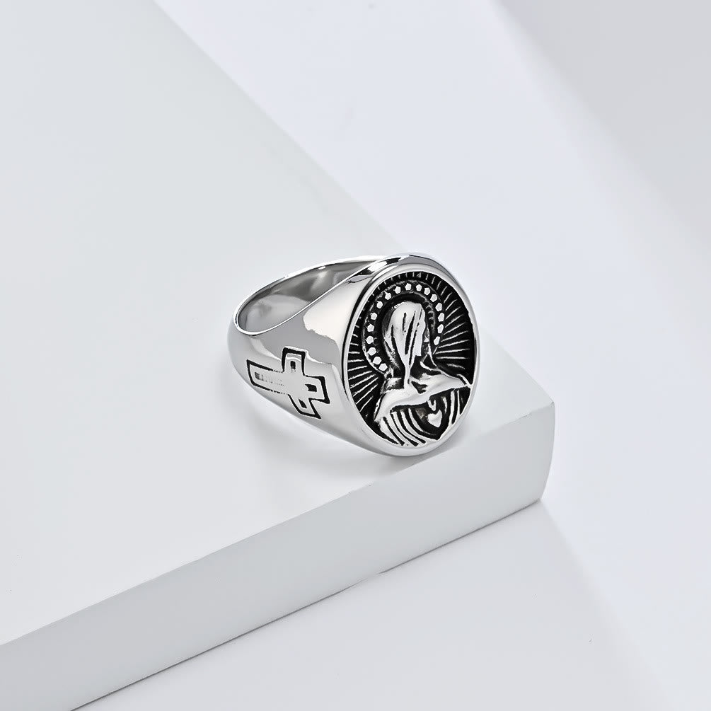 Bague Grâce Divine Vierge Marie - Un hommage au Saint Amour - image 2