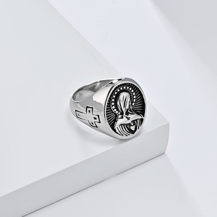 Bague Grâce Divine Vierge Marie - Un hommage au Saint Amour - image 2