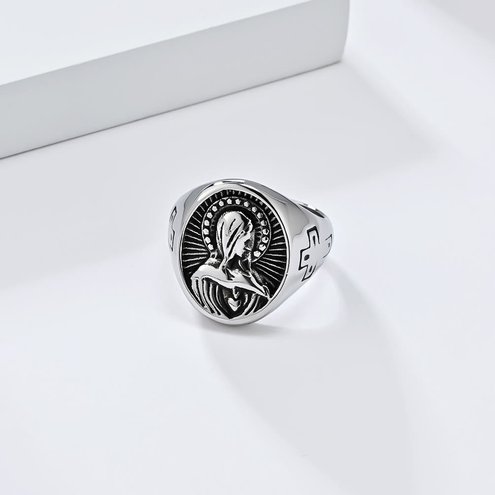 Bague Grâce Divine Vierge Marie - Un hommage au Saint Amour - image 4
