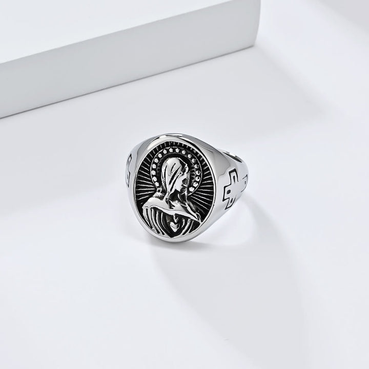 Bague Grâce Divine Vierge Marie - Un hommage au Saint Amour - image 4