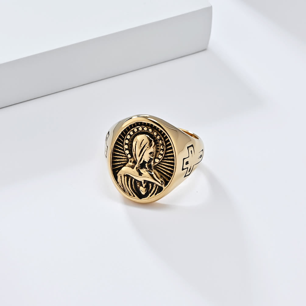 Bague Grâce Divine Vierge Marie - Un hommage au Saint Amour - image 3
