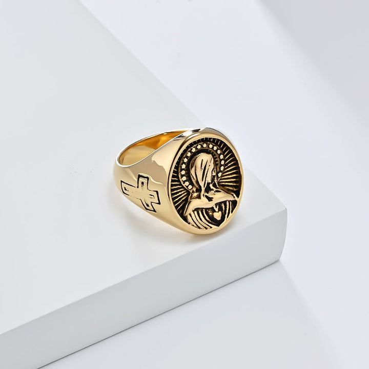 Bague Grâce Divine Vierge Marie - Un hommage au Saint Amour - image 1