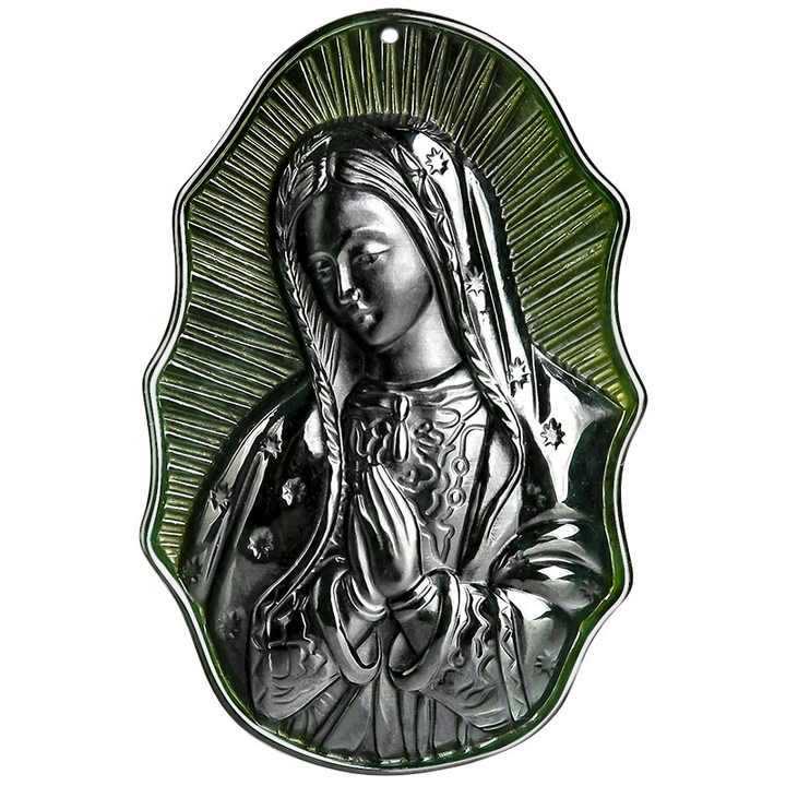 Christianartworkshop Collier en jade noir de Notre-Dame de Guadalupe Hetian - Un emblème de dévotion sacrée - image 6