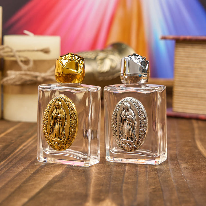 Christianartworkshop Bouteille d'eau bénite exclusive Notre-Dame de Guadalupe - Un vase de bénédiction et de protection - image 3