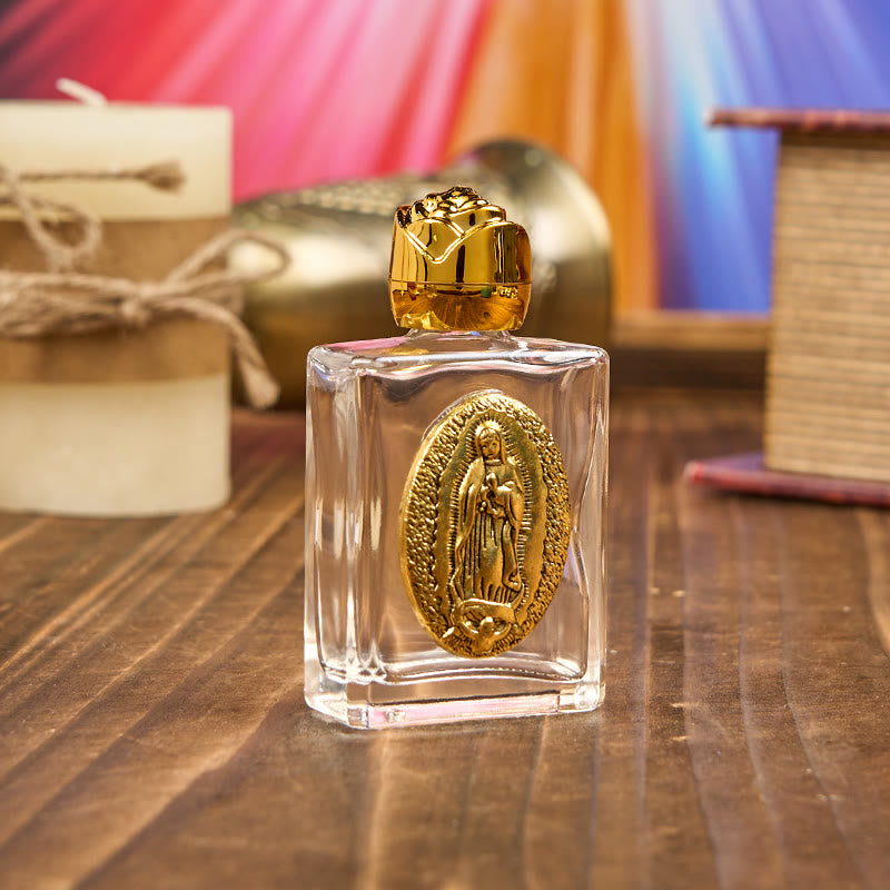 Christianartworkshop Bouteille d'eau bénite exclusive Notre-Dame de Guadalupe - Un vase de bénédiction et de protection - image 7
