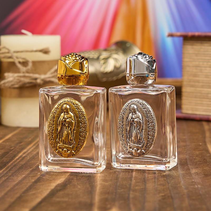 Christianartworkshop Bouteille d'eau bénite exclusive Notre-Dame de Guadalupe - Un vase de bénédiction et de protection - image 8