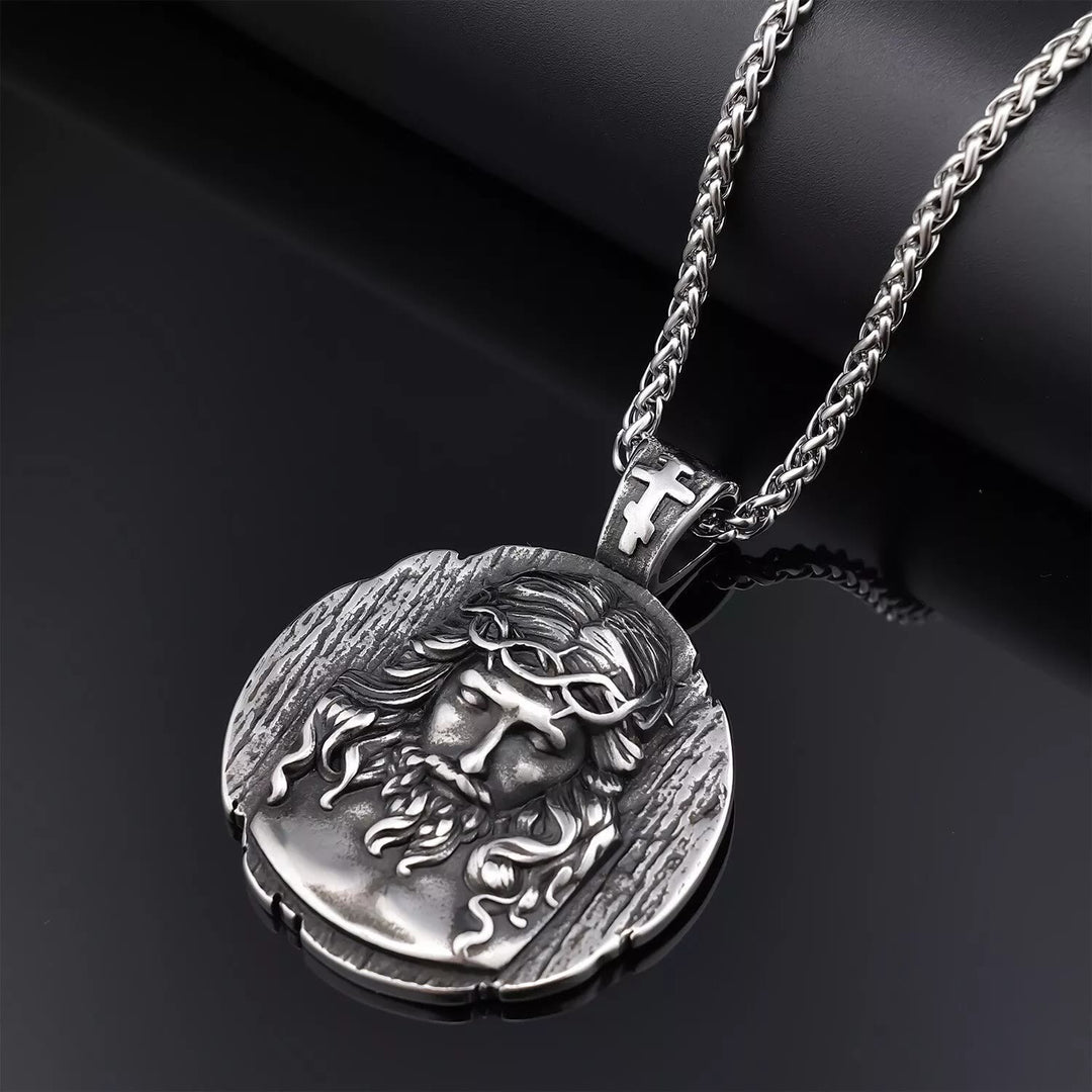 Christianartworkshop Collier pendentif Couronne d'épines de Jésus - Un symbole profond de foi et de dévotion - image 2