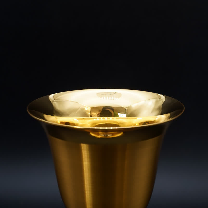 Christianartworkshop Calice et pyxide exquis, ornés d'une croix et de couleur or – Vases divins pour la communion sacrée - image 6