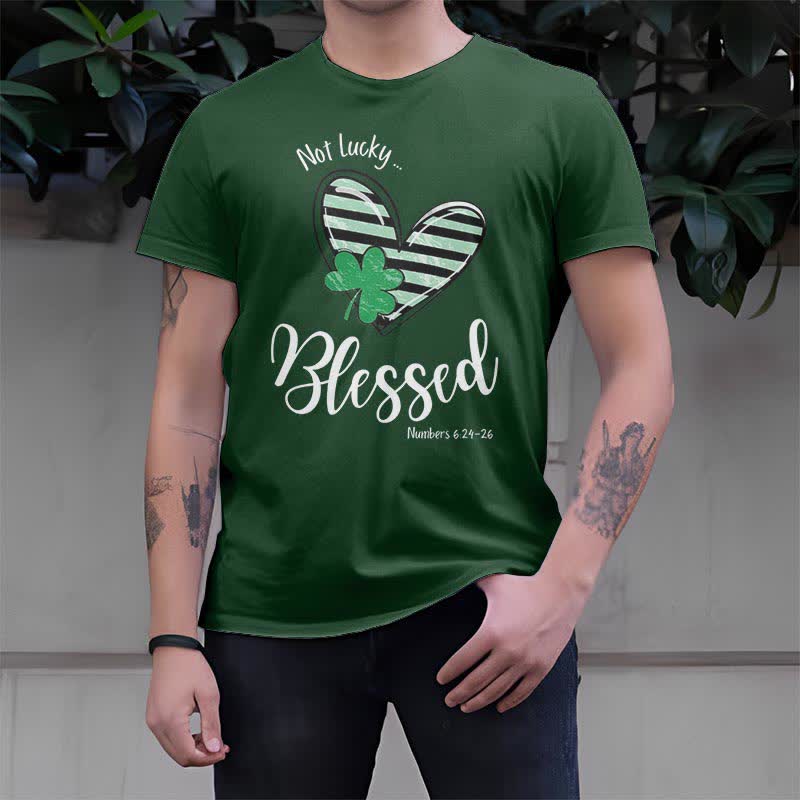 T-shirt Christianartworkshop « Béni au-delà de la chance des Irlandais », inspiré par la foi. - image 21