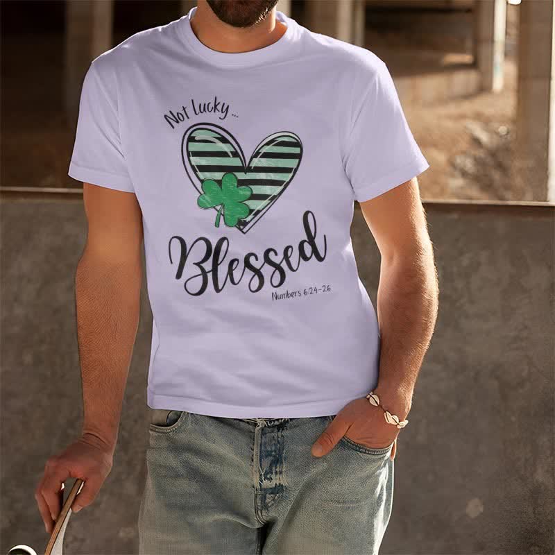 T-shirt Christianartworkshop « Béni au-delà de la chance des Irlandais », inspiré par la foi. - image 26