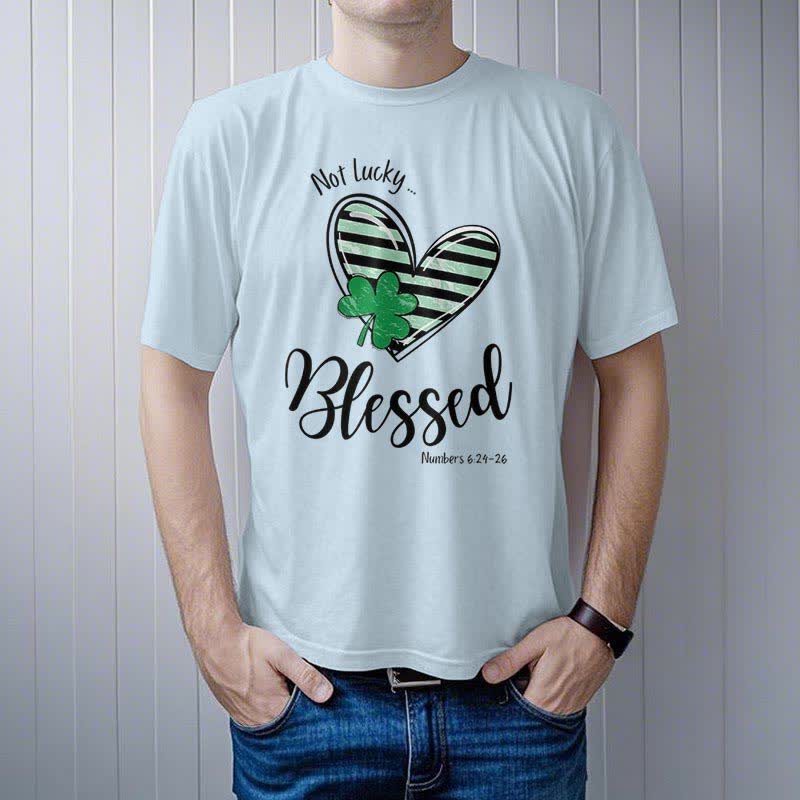T-shirt Christianartworkshop « Béni au-delà de la chance des Irlandais », inspiré par la foi. - image 12