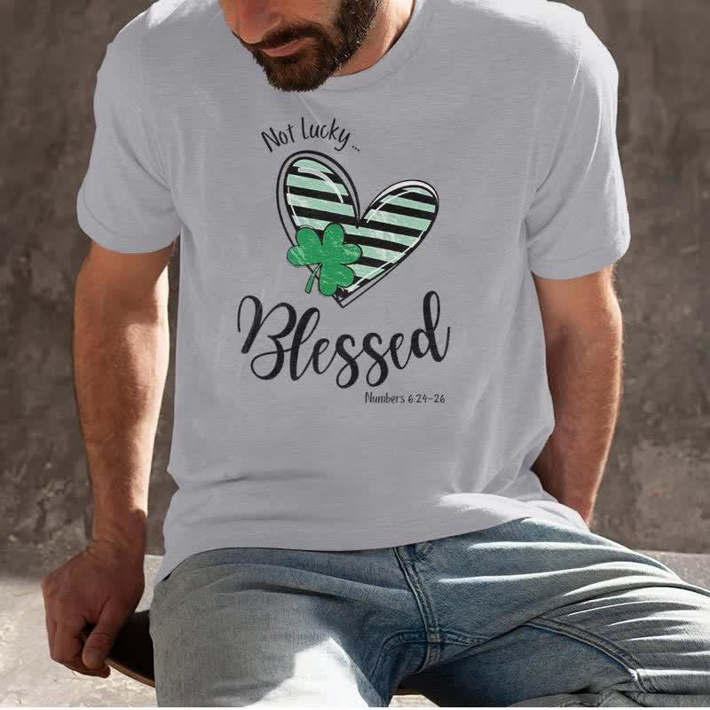 T-shirt Christianartworkshop « Béni au-delà de la chance des Irlandais », inspiré par la foi. - image 24