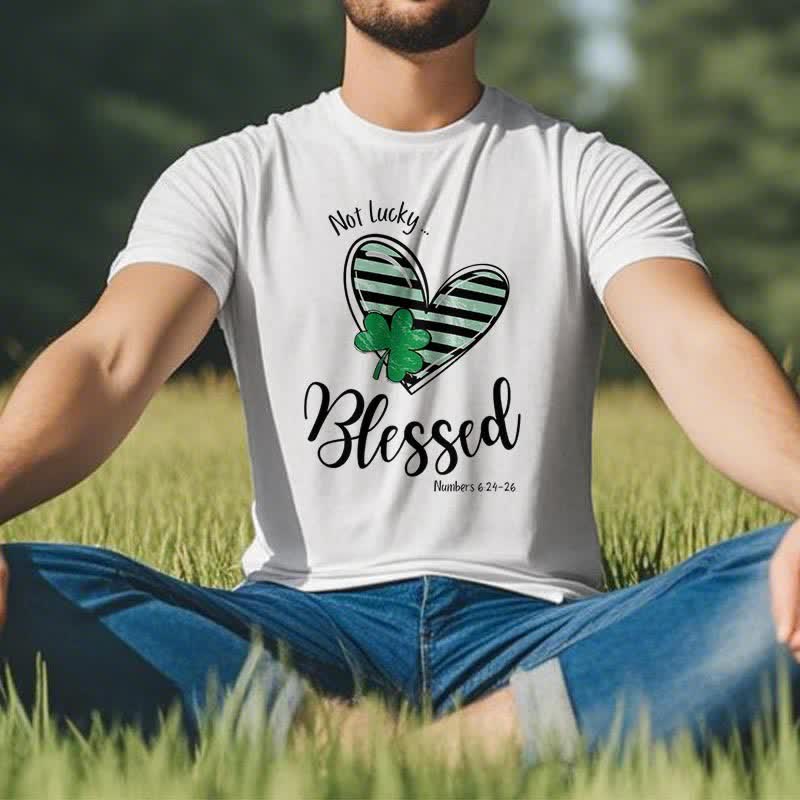 T-shirt Christianartworkshop « Béni au-delà de la chance des Irlandais », inspiré par la foi. - image 8