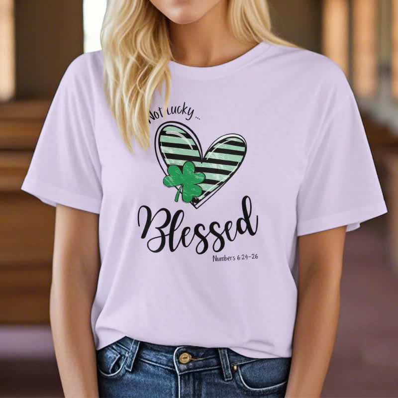 T-shirt Christianartworkshop « Béni au-delà de la chance des Irlandais », inspiré par la foi. - image 27