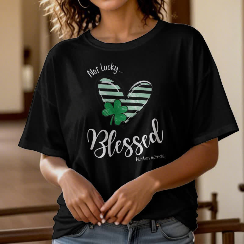 T-shirt Christianartworkshop « Béni au-delà de la chance des Irlandais », inspiré par la foi. - image 16