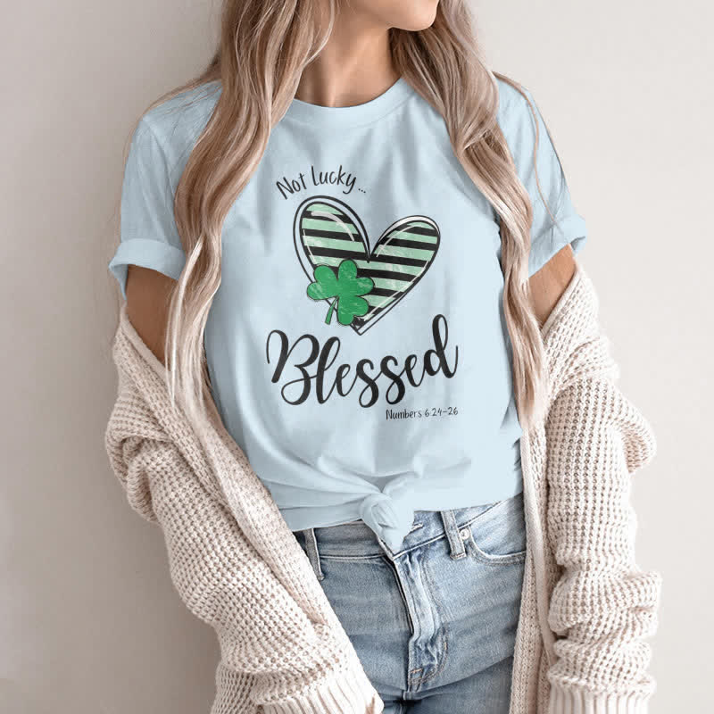 T-shirt Christianartworkshop « Béni au-delà de la chance des Irlandais », inspiré par la foi. - image 13