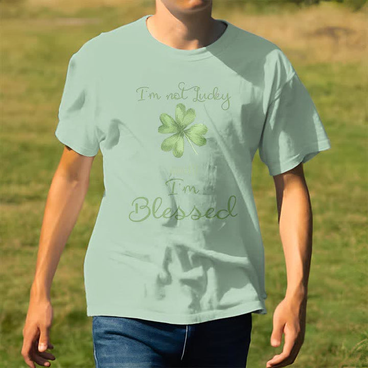 T-shirt Christianartworkshop « Je ne suis pas chanceux, je suis béni » inspiré par la foi - image 7
