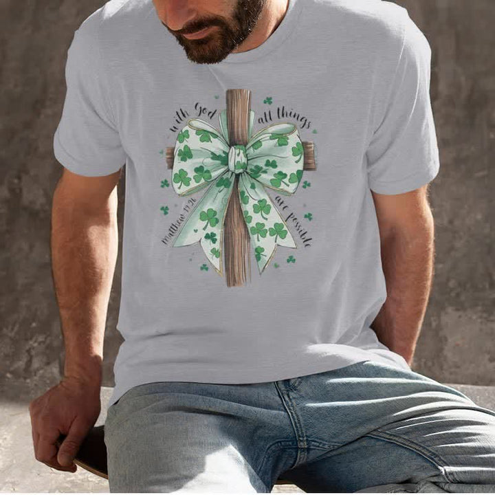 T-shirt inspiré par la foi « Foi et fortune en harmonie » de Christianartworkshop - image 10