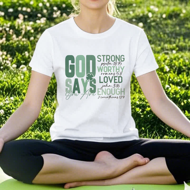 T-shirt trèfle Christianartworkshop Empowerment - T-shirt inspiré par la foi - image 7