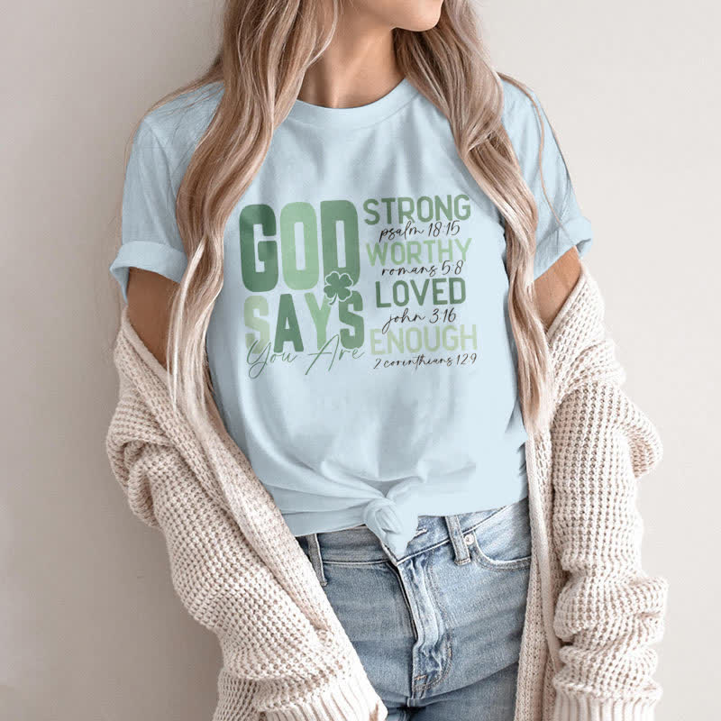 T-shirt trèfle Christianartworkshop Empowerment - T-shirt inspiré par la foi - image 5
