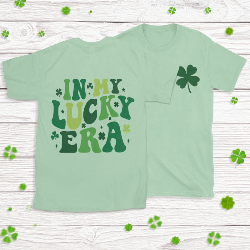 T-shirt inspiré par la foi et l'ère du porte-bonheur de Christianartworkshop - Vert clair - 2XL - image 5