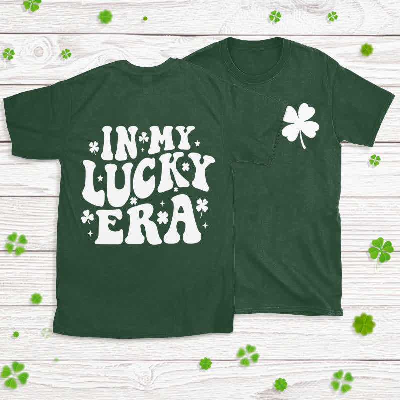 T-shirt inspiré par la foi et l'ère du porte-bonheur de Christianartworkshop - Vert foncé - 2XL - image 8