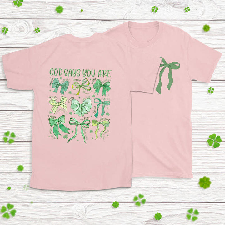 T-shirt inspiré par la foi, motif « Fils de la foi » et symboles de bénédiction, créé par Christianartworkshop - Rose - 2XL - image 23