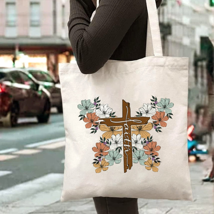 Christianartworkshop Sac fourre-tout Blooming Faith : portez espoir et inspiration - image 4