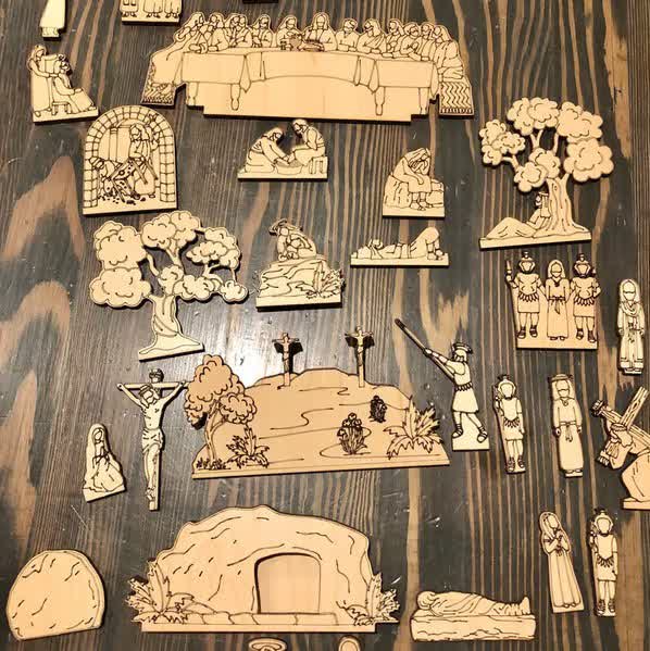 Christianartworkshop Puzzle de Pâques en bois sur la vie de Jésus - Un voyage à travers sa vie - image 5